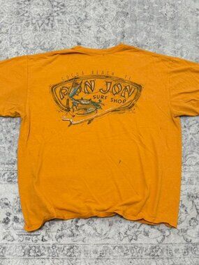 distressed Ron Jon surf shop tshirt